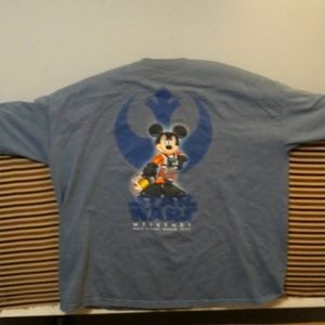 Walt Disney Mickey Mouse Star Wars Tshirt size XL